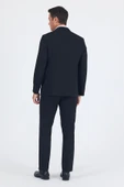 Siyah Düz Gabardin Mono Yaka 2 Düğme 6 Drop Comfort Fit Basic Takım Elbise 1001250010_001 thumbnail 5