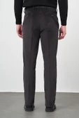 Koyu Antrasit Pamuklu Yandan Cepli Comfort Fit Kadife Pantolon 1003245160 thumbnail 5