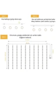 300 Ledli 10 Sarkıt Perde Led Işık-8 Fonksiyon, Uzaktan Kumandalı, 3x3 Metre - 8