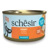 Schesir Sos İçinde Sardalyalı Kedi Konserve Maması 70gr - 1