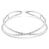 Swarovski Kolye Hyperbola choker, Infinity, White, Rhodium plated - 1