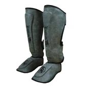 DragonDo 40715-P Kaval Ayak Koruyucu Gri Profesyonel Kick Boks Kaval Koruyucu thumbnail 2