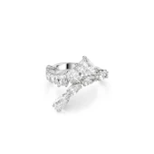 5705763 Swarovski Yüzük Matrıx:Whı/Rhs 58 - 1