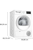 Bosch WTH22201TR 8 Kg Beyaz A++ Kurutma Makinesi - 5