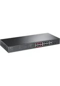 TP-Link TL-SL1218MP 16-Port 10/100Mbps + 2-Port Gigabit PoE Switch - 1