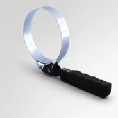 95 110 mm Çemberli Yağ Filtresi Anahtarı Mafsallı Kaymaz Saplı CR-V Çelik Otomobil Araba Araç Bakım thumbnail 1