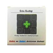 Beyaz Zemin Üzeri Renkli Zeka Küpü 3X3X3-6,8 cm - 3