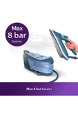 Philips Essential Series Percare 2400 W, 8 Bar Buhar Kazanlı Ütü, Barut Grisi - 2
