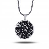 Nali Nal-i Şerif İşlemeli Tasarım 60 cm 925 Gümüş Kolye thumbnail 1