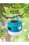 Kamp Lambası Solar Şarjlı El Feneri USB Type-C Şarj Çıkışlı Power Bank Özellikli A54 - 1