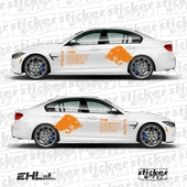 Red Bull The Dert Edition Sticker  – Yan Gövde Sticker Seti - 10