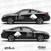 Red Bull The Dert Edition Sticker  – Yan Gövde Sticker Seti - 2