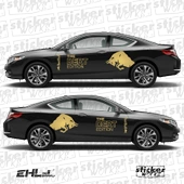 Red Bull The Dert Edition Sticker  – Yan Gövde Sticker Seti - 1