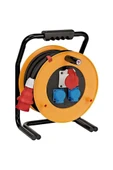 Brennenstuhl Brobusta Serisi IP44 Lisanslı Suya Dayanıklı CEE 1 + 2 Soketli 40 Metre Makaralı Kablo Outlet - 1