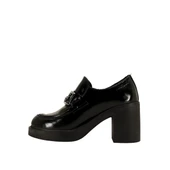 Albini 26101803R  Rugan Deri Kadın Topuklu Loafer Ayakkabı - 4