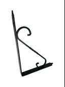 Raf Altı Ferforje Demir Tutucu L Raf Demiri Duvar Sabitleyici(METAL)(SİYAH) Siyah 19CM X 13.5CM 19CM X 13.5CM - 2 ADET thumbnail 4