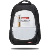 BP-L300 Siena Serisi WTXpro Su Geçirmez Kumaş 15,6" Uyumlu Laptop, Notebook Çantası -Siyah thumbnail 5