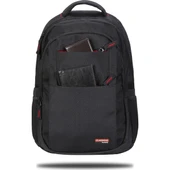 BP-L300 Siena Serisi WTXpro Su Geçirmez Kumaş 15,6" Uyumlu Laptop, Notebook Çantası -Siyah thumbnail 4