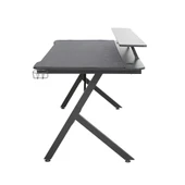 Ryze Castle Karbon Fiber RGB Gaming Masası - Siyah 160x80x76 cm thumbnail 5