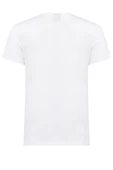 Plus Scorpion Erkek Beyaz Tişört – %100 Pamuk – Rahat Kalıp – Günlük Kullanım thumbnail 2
