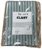 Clasy Ranforce %100 Pamuk 2 Adet Yastık Kılıfı Çizgi Desenli Yeşil - 2