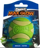 Chuckit Köpek Oyun Topu Sesli Gece Parlayan Chuckıt! Max Glow (Orta Boy) thumbnail 2