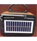 Everton RT-848 Nostaljik Görünümlü USB Bluetooth Destekli Solar Panelli Şarjlı - 2