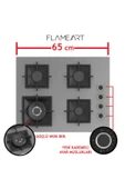 Ferre SC408 Flameart Gri Ankastre Ocak - 2
