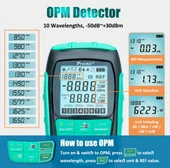MT-7616 Fiber Optik Power Multimetre4 in 1 4 in 1, 30mW Output Self Calibration thumbnail 5