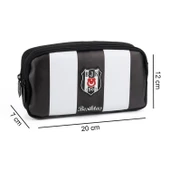 Beşiktaş 2 Bölmeli Çubuklu Suni Deri Kalemlik (25359) - 2