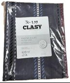 Clasy Ranforce %100 Pamuk 2 Adet Yastık Kılıfı Çizgili Gri - 2
