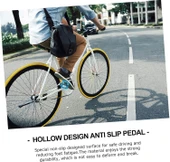 Enlee Renkli Çivili Kaymaz Platform Pedal MTB Rulmanlı Plastik Alüminyum Pedal Ultra Hafif Mavi thumbnail 8