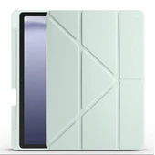 Galaxy Tab S10 FE Kılıf Tri Folding Kalem Bölmeli Standlı Kılıf - 9