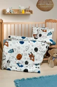 Cotton Collection %100 Pamuk Bebek Nevresim Takımı Space - 2