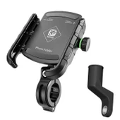 Motosiklet Bisiklet Telefon Tutucu Gidon ve Ayna Aparatlı - 4