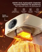 600W Portatif Çamaşır Kurutma Makinası Katnalabilir Kurutma Makinesi - 6