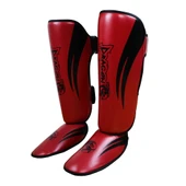 DragonDo 40716-P Kaval Ayak Koruyucu Kırmızı Kick Boks Kaval Koruyucu thumbnail 2