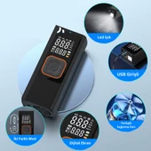 150 PSİ Elektrikli Lastik Hava Pompası Çantalı Hava Komprasörü - 6