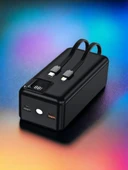 50.000 mAh 22.5W Powerbank Hızlı Şarj Destekli Dijital Ekran Göstergeli thumbnail 2