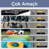 Şarjlı Powerbank özellikli 150 PSİ LastikHava Kompresörü Hava Pompası - 4