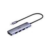 Netac Type-C to 1xPD, 1xUSB 3.0, 2xUSB 2.0, 1xHDMI Çoklayıcı - NT08WF13-30GR - 1