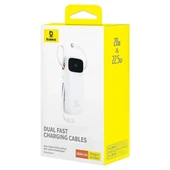 Baseus Qpow 2 Dual 22.5 W Beyaz 10000 mAh Hızlı Şarj Powerbank Teşhir - 2