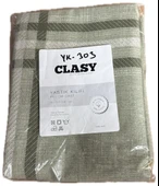 Clasy Ranforce %100 Pamuk 2 Adet Yastık Kılıfı Çizgili Desen Yeşil - 2