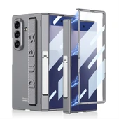 Galaxy Z Fold 7 Kılıf Zore Kıpta KPT-01 Standlı Kapak - 3