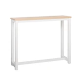 High-Rise 2 Tabureli Yüksek Ayaklı Yemek Masası - Beyaz 120x40x100 thumbnail 5