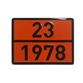 Metal 40x30 cm Levha (1 Adet) 23-1978 Likit Propan Sıvı Propan Taşımacılığı Tehlikeli Madde thumbnail 1