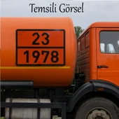 Metal 40x30 cm Levha (1 Adet) 23-1978 Likit Propan Sıvı Propan Taşımacılığı Tehlikeli Madde thumbnail 4