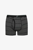 Erkek Pamuklu Thin Stripe 3lü Çok Renkli Boxer thumbnail 2