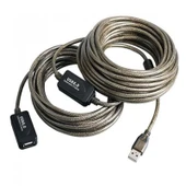 Usb 2.0 uzatma kablosu usb 2.0 güçlendirilmiş extension kablo 15m thumbnail 2