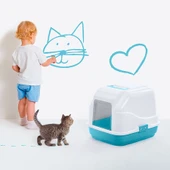 Imac My Cat Kapalı Kedi Tuvaleti 50x40x40cm thumbnail 4